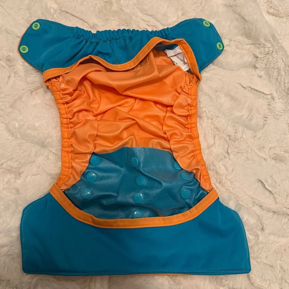 Smart Bottoms Orange Cloth Diaper